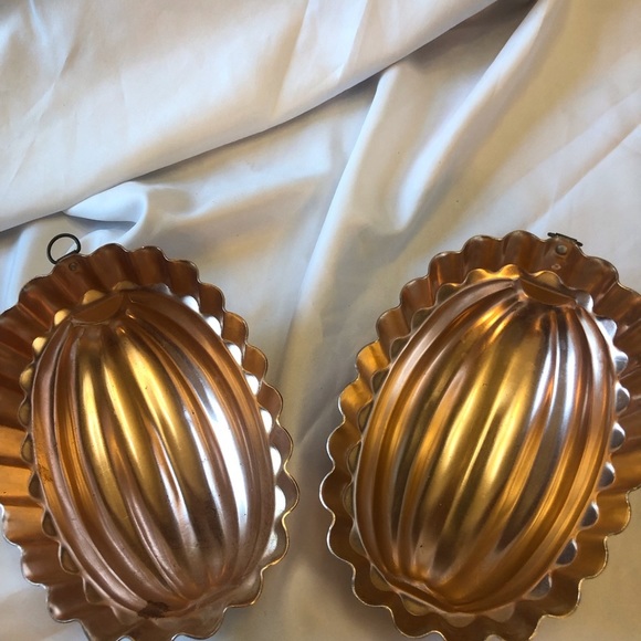 Set of 2 Copper Toned Molds Wall Decor Jell-O - Picture 5 of 9